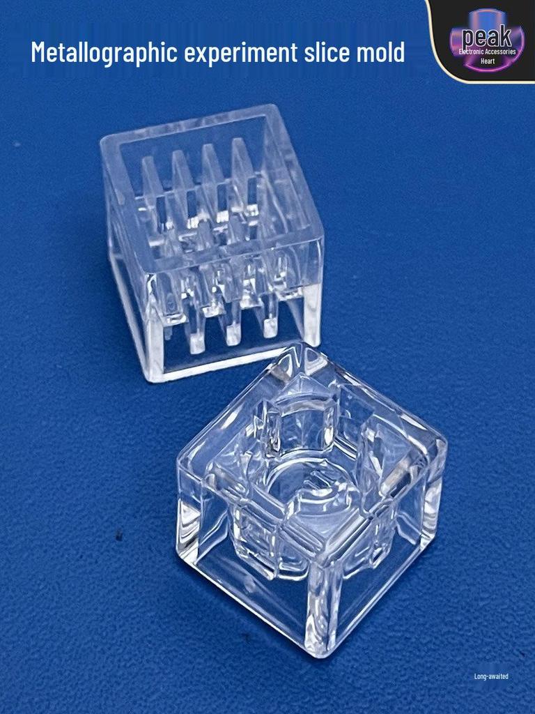 Einweg-Acryl-Kristallharzform für metallographische Kaltpress-Proben