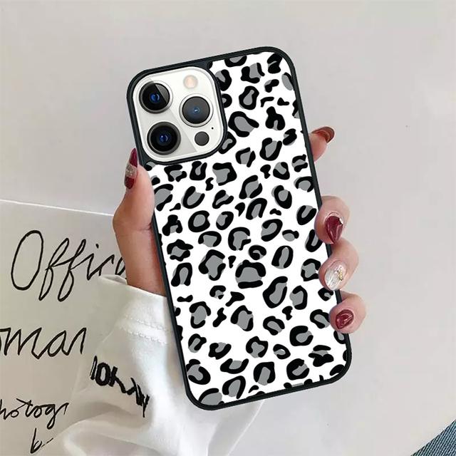 Tiger leopard print Soft Coque Shell For iPhone 17 Air 15 16 14 13 12 Pro Max 11 Pro Max Plus Phone Case Cover