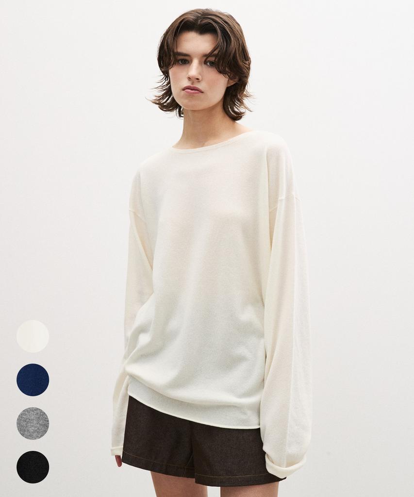 SUARE WOMEN Cashmere Wool Oversized Sleeve Knit - 4 Colors