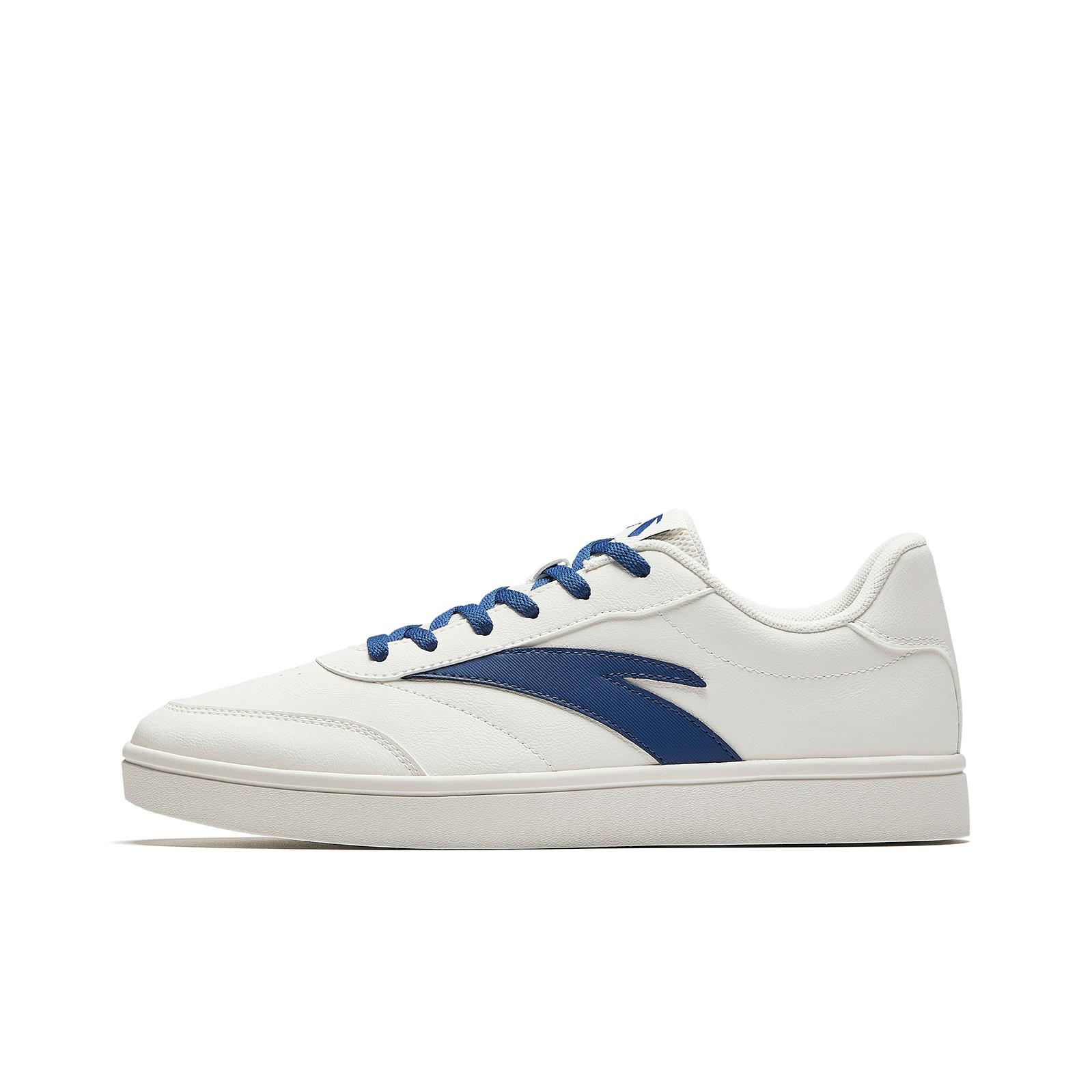 

Anta Vitality Classic Retro Campus Life Fashion Универсальные Минималистичные Низкие Кеды для Скейтборда Мужские кроссовки Слоновая кость-Белый Синий 912618099-3 39