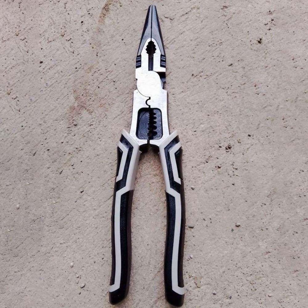 Flat/Pointed Mouth 9-inch Wire Plier Steel Wire Stripper Household Diagonal Plier Locksmith