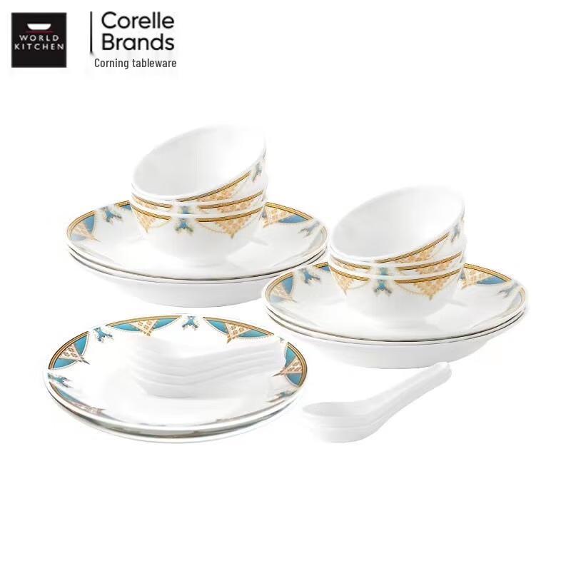 Corning VISIONS 20-Piece Nordic Glass Dinnerware Set