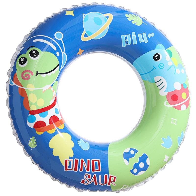 Kids' Cartoon Swim Ring: Thickened Style, Baby-Friendly & Adorable for Beginner Swimmers