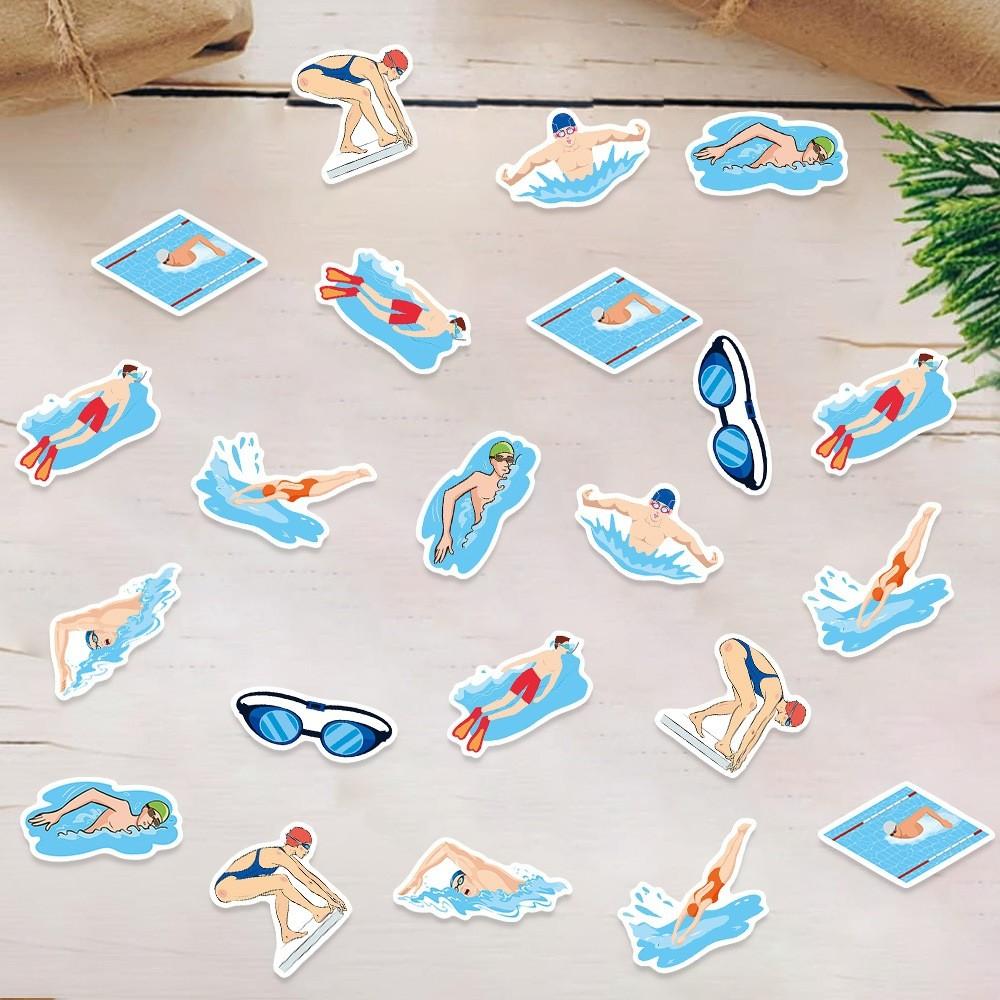 Summer Theme Swimming Confetti Birthday Desktop Party Decoration Throwing Props