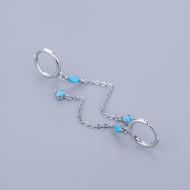 

ANENJERY красочные циркониевые длинные серьги с кисточками или женские висячие серьги, ювелирные изделия для свадебной вечеринки