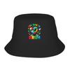 New Unisex Autism Awareness Im Not Misbehaving I Have Autism Bucket Hat Personality Fisherman Hats Summer Retro Travel Hiking