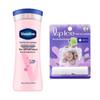 Vaseline Niacinamide Body Lotion & Mentholatum Green Grape Lip Balm Set
