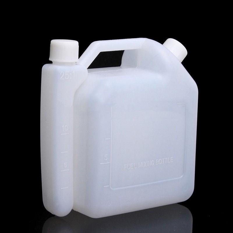 Pro 1.5L 2-Stroke Oil Petrol Fuel Mixing Bottle Tank for Trimmer Chainsaw 1:25 T