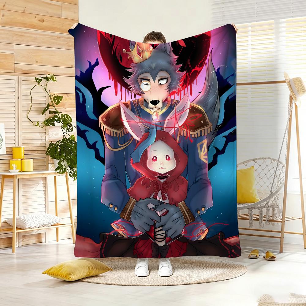 Anime BBEASTARSS Throw Soft Warm Throw Blanket for Bedroom Living Room Bed Travel Camping Picnic Gift