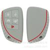 5-Button Remote Key Protective Case for Chevrolet GMC Pickup - Hemispherical Pattern Silicone