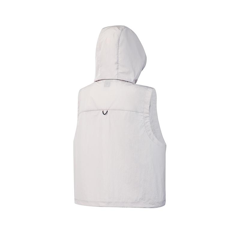 FILA Explorer Classic Versatile Comfortable Vest Women vest Cherry-Blossom Gray A11W627704FGY
