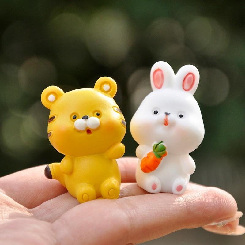 Animal Resin Miniatures Zodiac Themed Desktop Ornaments With Handmade Craftsmanship