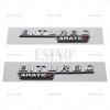 2 x 3D Biturbo 4Matic 4Matic+ Car Trunk ABS Emblem Rear Body Tailgate Fender Adhesive Badge for Mercedes Benz 2014 - 2016 QV2
