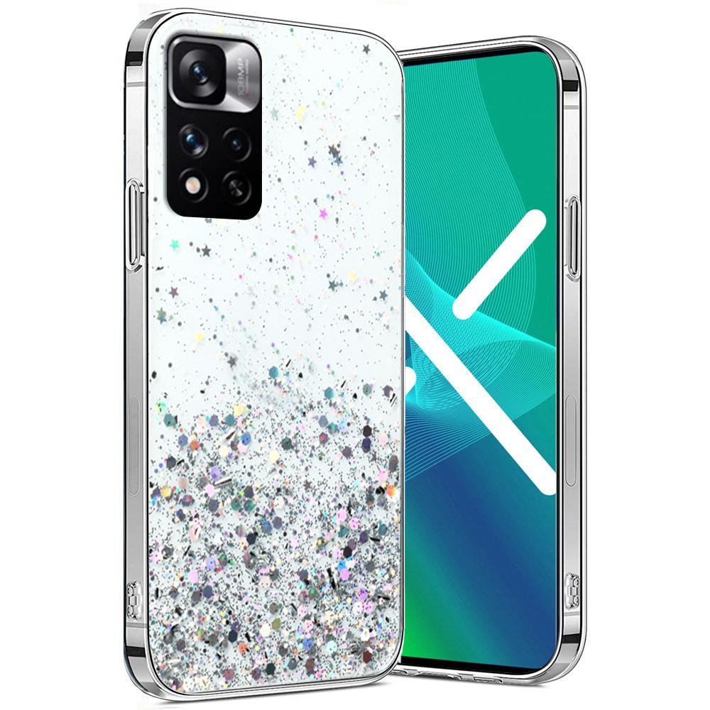 Case for Xiaomi Redmi Note 11 Pro 4G/5G, Glittery, transparent
