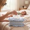 Baby Diaper Organizer Quilted Wipes Bag with Hanging Strap Dual Compartment Zipper Large Capacity Portable Storage Bag Dispenser for Stroller Travel