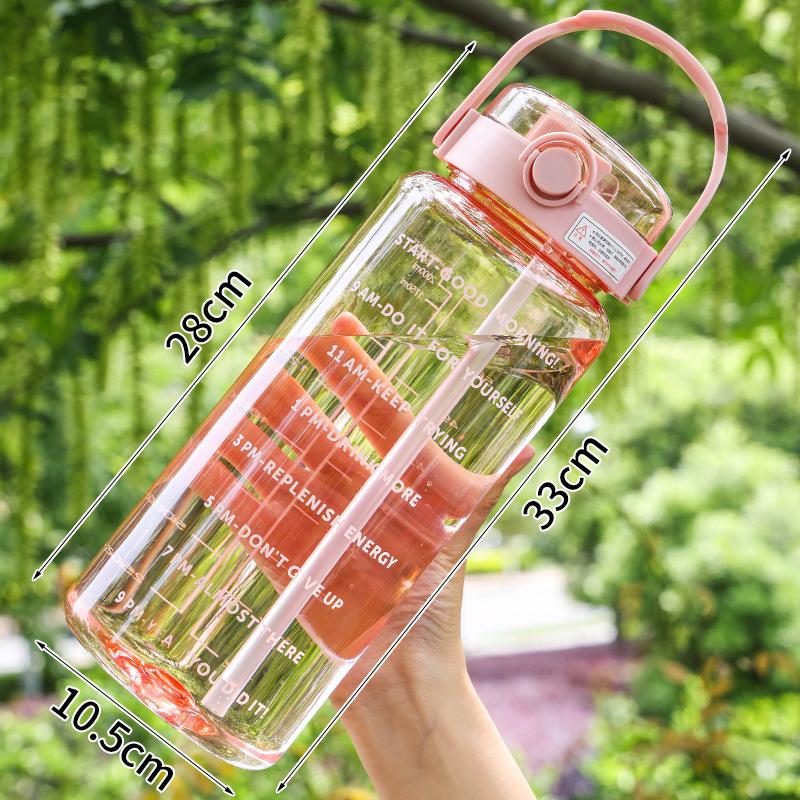 Water cup, straw, water glass, light luxury, high-end summer for male and female students, high-value water cup