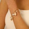 Set Collana e Bracciale Estivo Bohemien con Stella Marina, Conchiglia e Perle