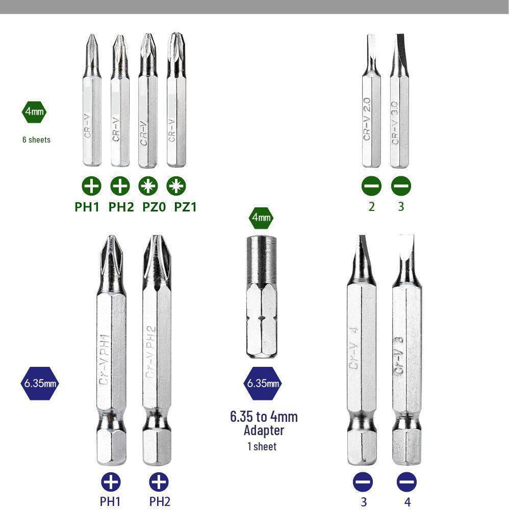 Rechargeable Mini Electric Screwdriver Set