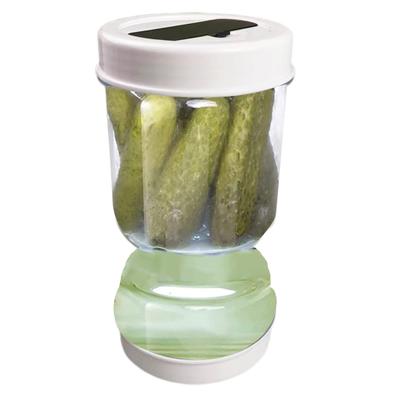 Dayanıklı Toz Geçirmez Kapak Kolayca Dolum Zeytin Lahana Turşusu Çevirme Kavanoz Gıda Sızdırmazlık Kutusu Mutfak Alet Turşu Kutusu