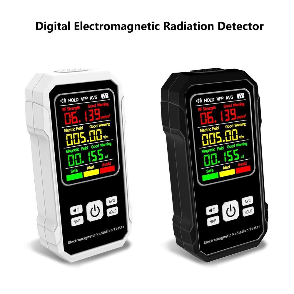 Electromagnetic Radiation Tester Digital Display Electric Magnetic Field Frequency Tester EMF Meter