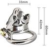 CB Chastity Lock for Men Stainless Steel Leopard Head Penis Cage Adult Sex Toy Cock Cage Cockring BDSM Slave Fetish Scrotum