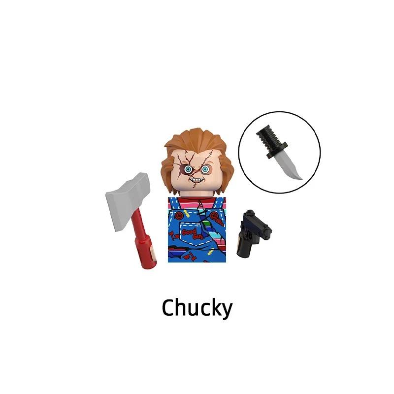 Wm6205 G0185 G0129 Killer Klowns Mini Figure Classic Horror Thriller Movie Building Block Model Doll Halloween Toys