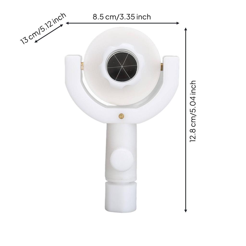 Portable Mini Surveying Prism Heavy-Duty with Yoke Slimline Compatible for
