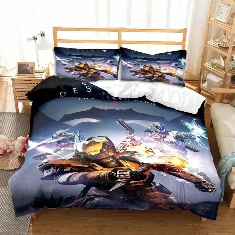 

Game Destiny Printed Bed Set Duvet Cover Pillowcase Bedding Set Bed Linen Sheet Quilt Cover Full Queen King Size 135x200cm