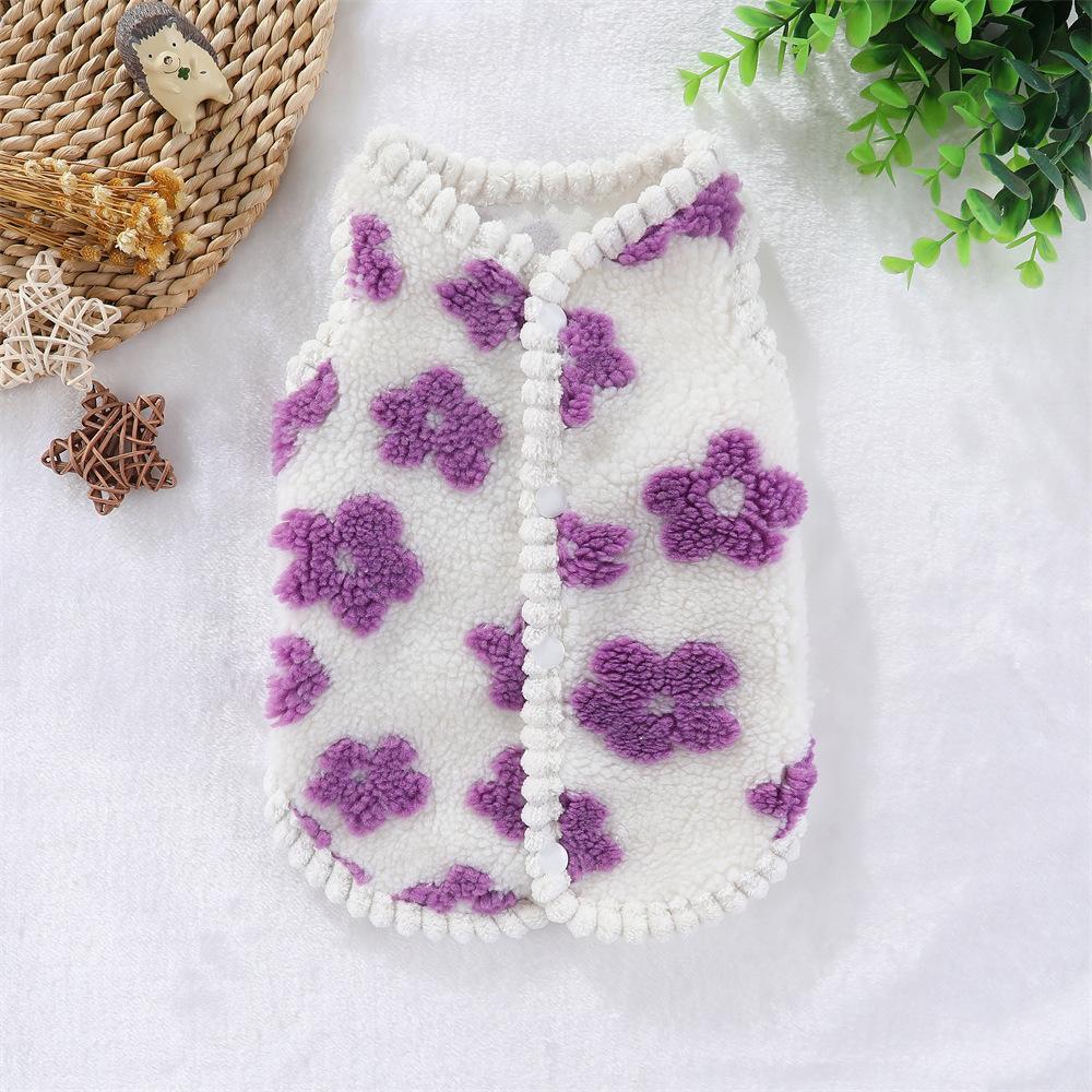 

Жилет из овечьей шерсти на осень и зиму, утепленный, для домашних животных, собак, кошек, кардиган для средних и маленьких собак, французский бойцовый скворец S