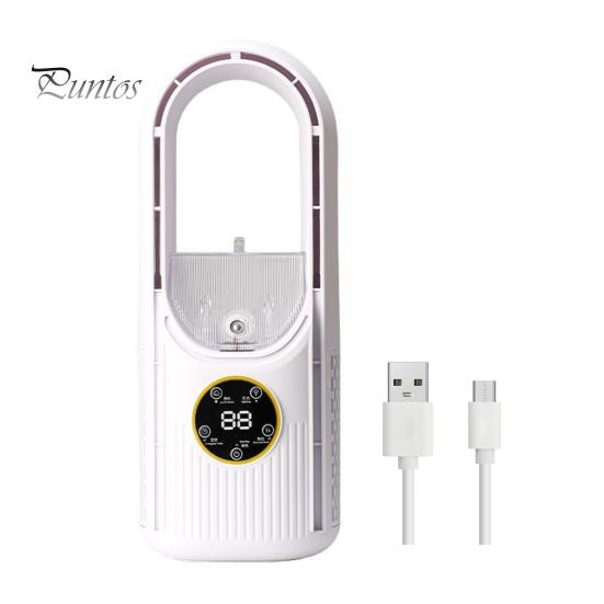 

Безлопастной настольный вентилятор с 6 скоростными режимами, мощный воздушный поток, компактный дизайн, портативный перезаряжаемый, тихий охлаждающий вентилятор-распылитель