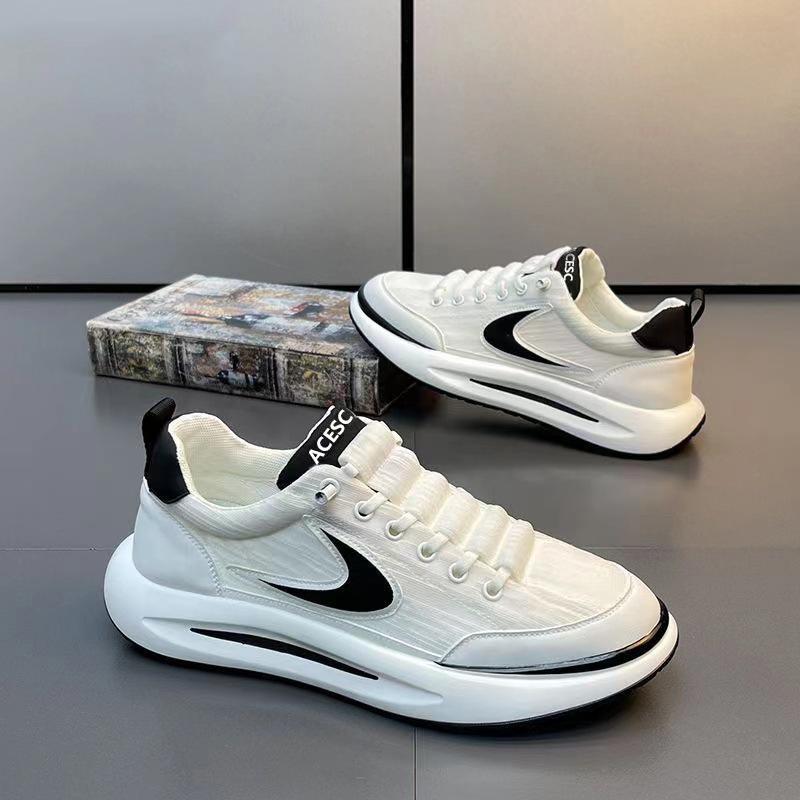 Herrenschuhe Mesh atmungsaktive Sneaker Mode i vielseitige Freizeitschuhe Plateau abriebfest Dad-Schuhe Herren