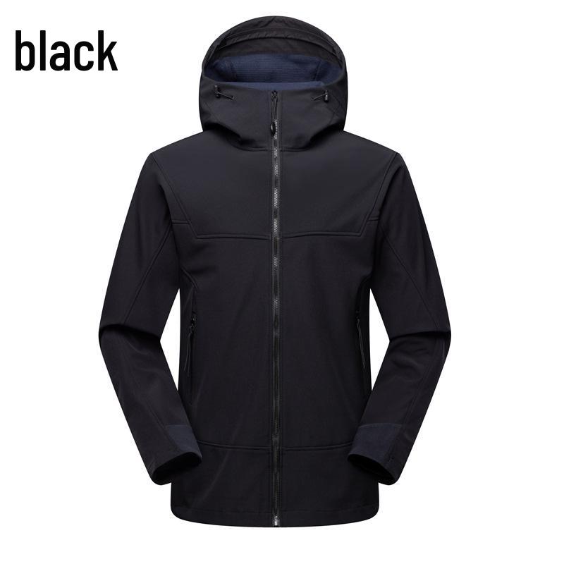 

Унисекс ветровка в стиле птицы: Ветрозащитная, водонепроницаемая куртка софтшелл для пеших прогулок и спорта, идеально подходит для весны и осени. XXL чёрный