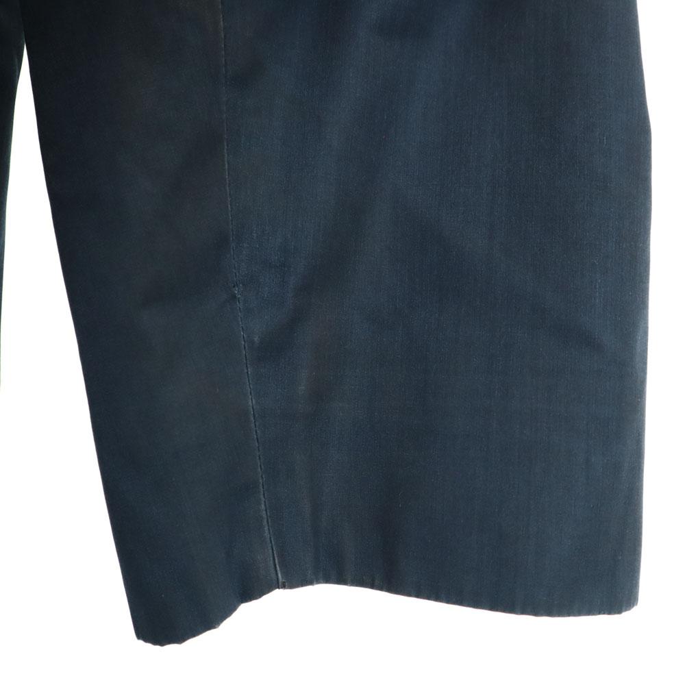 Burberrys 60s 70s Stainless Collar Coat Navy Old Vintage Men's Used