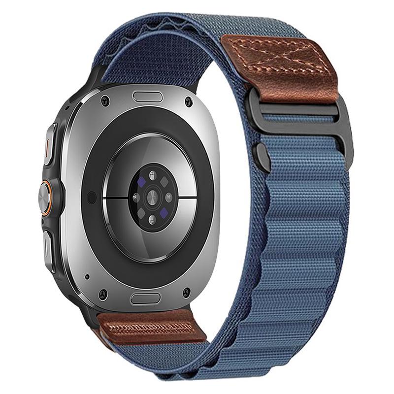 Leather Label High-Mountain Nylon Loop Strap for Samsung Watch8