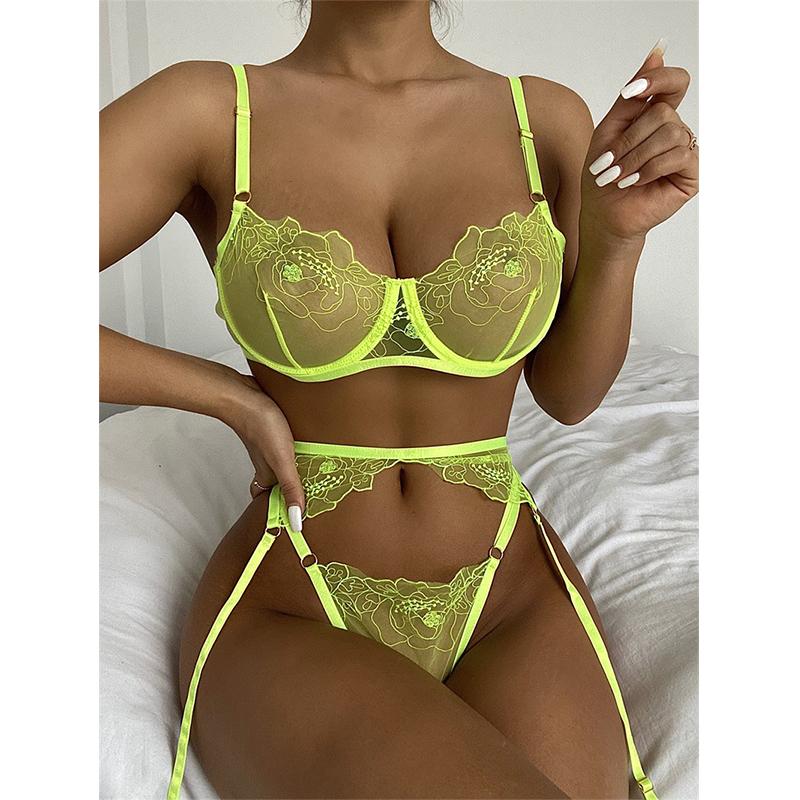 Women Plus Size Sexy Lingerie Erotic Lace Transparent Babydoll Fashion Underwear Set  Exotic Temptation Sexy Costume For Sex