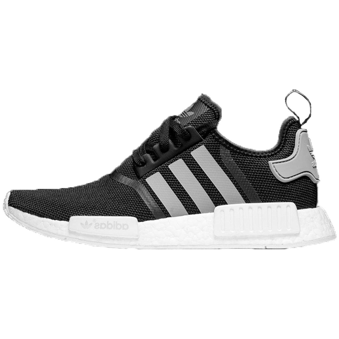 

Кроссовки унисекс adidas NMD_R1 Mesh Black Charcoal серо-белые S31504