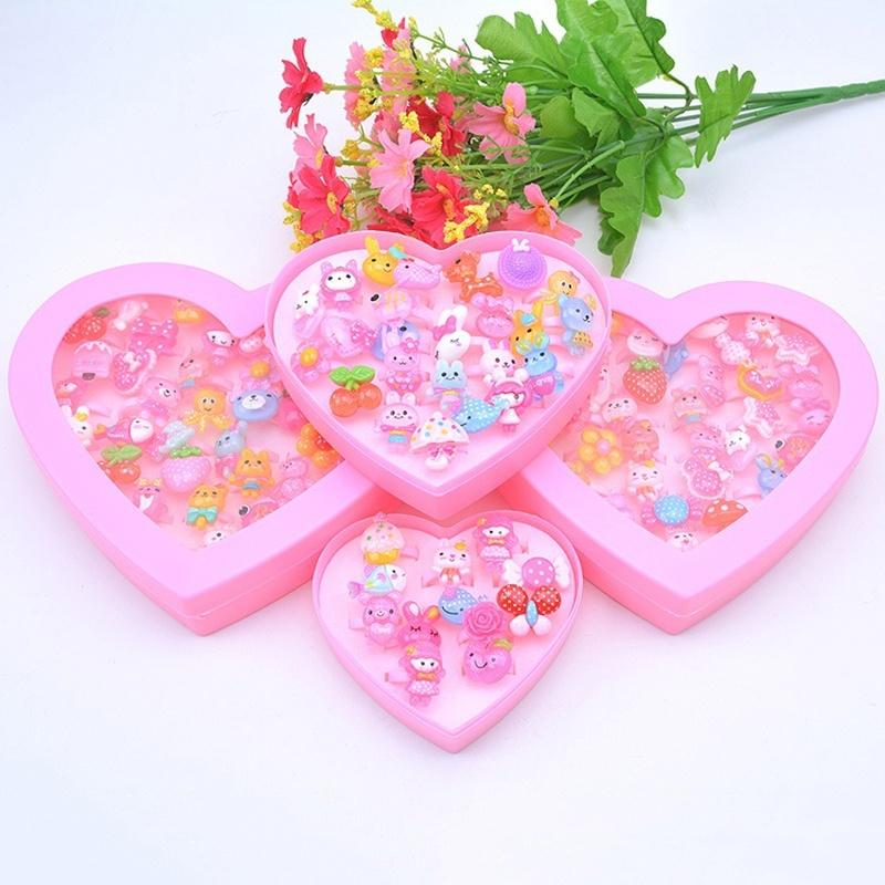 12/24/36 ks Hromady Hromadné Smíšené Plastové Dětské Děti Chlapci Dívky Kreslené Zvíře Květiny Ovoce