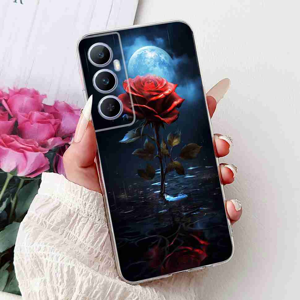 For Realme C65 Case Cute Cartoon Butterfly Cover Soft Silicone Phone Case Fundas For Realme C 65 C65 RealmeC65 4G Bumper