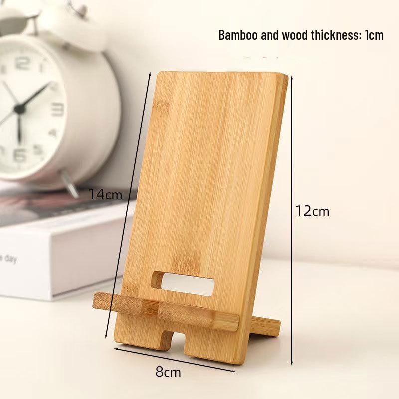 

Cross-Border Mobile Phone Holder: Convenient Bamboo Desktop Stand with Charging Base and Cartoon Design