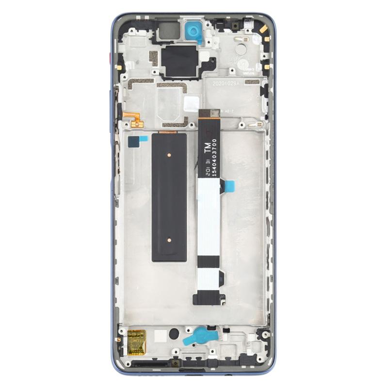 For Xiaomi Redmi Note 9 Pro 5G M2007J17C/Mi 10T Lite 5G M2007J17G Grade C LCD Screen and Digitizer Assembly+Frame Replacement Part (without Logo)