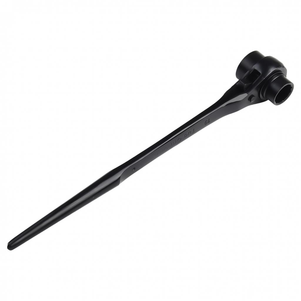 Ratchet Wrench 240-415mm Length Black For Car Maintenance