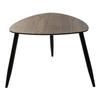Set of 2 Tables Mileo S Walnut