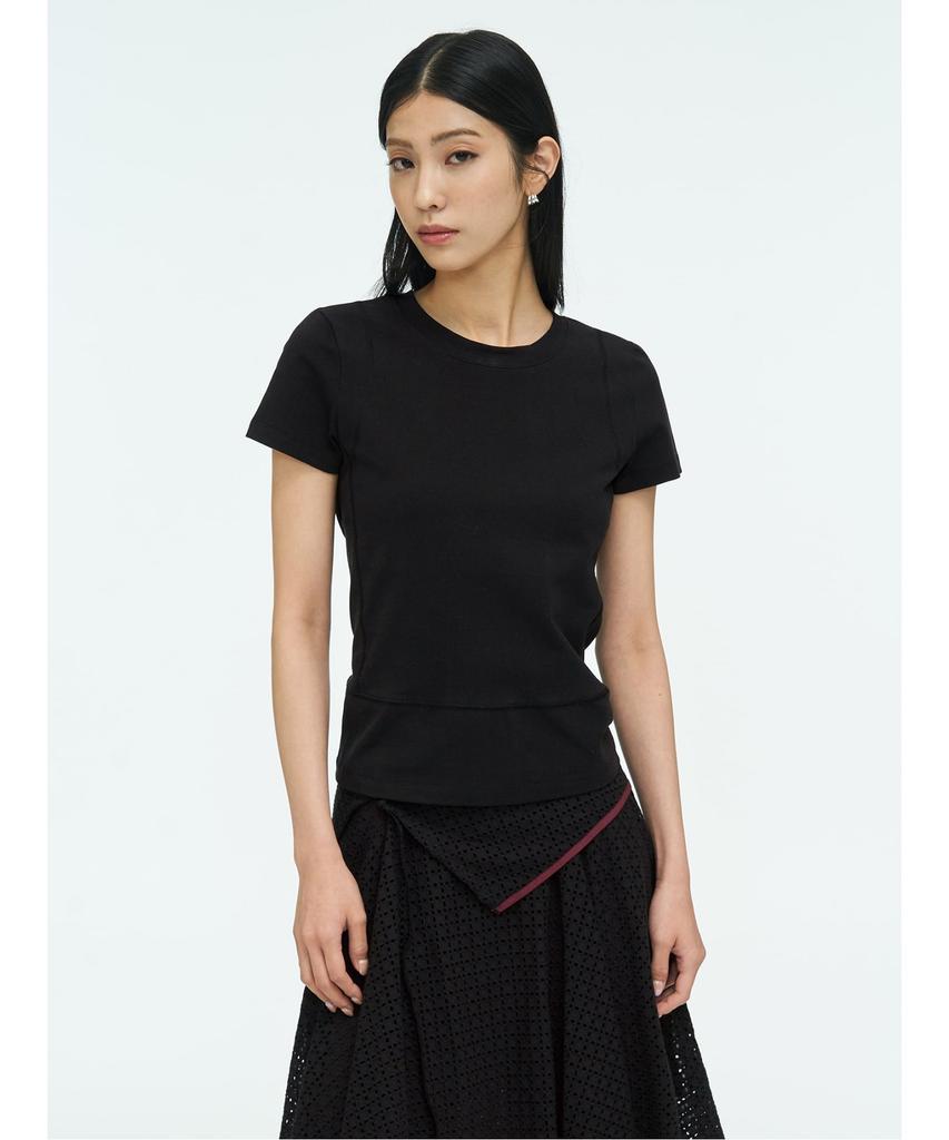 Anggae Parallel T-Shirt Black
