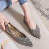 Fashion Autumn Women's Ballet Flats 2025 New Rhinestones Flat Casual Loafers Female Plus Size 43 Slip On Boat Shoes Chaussure Femme