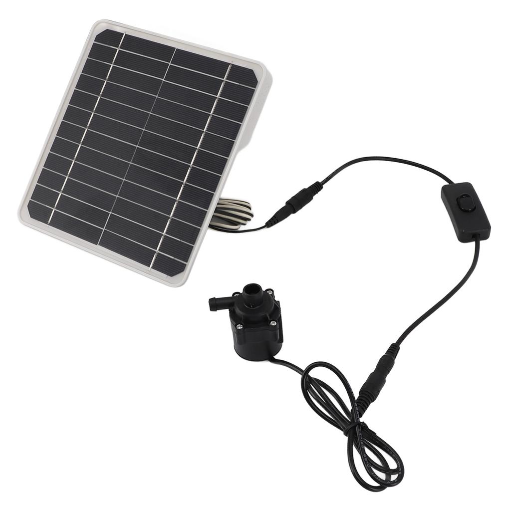 50W Solarbetriebene Wasserpumpe Solarpanel-Kit 24-Stunden-Betrieb Solarpanel-Wasserbrunnen-Pumpen-Kit
