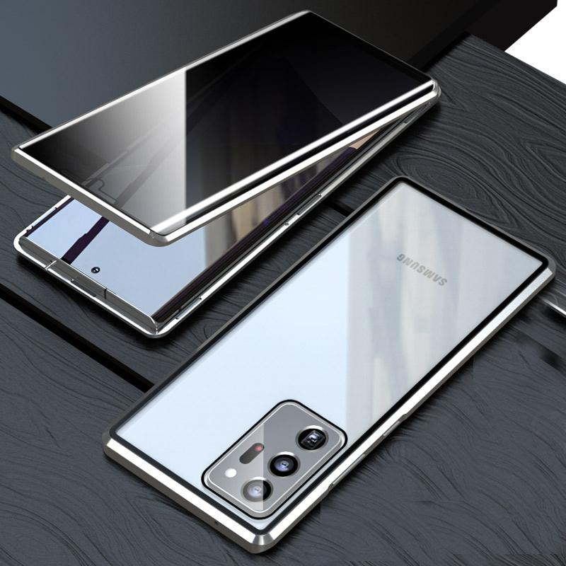 

Металлический магнитный защитный чехол для Samsung Galaxy Note 20 Ultra S22 S21 Plus S20 Fe 5G, чехол для телефона Fundas Coque