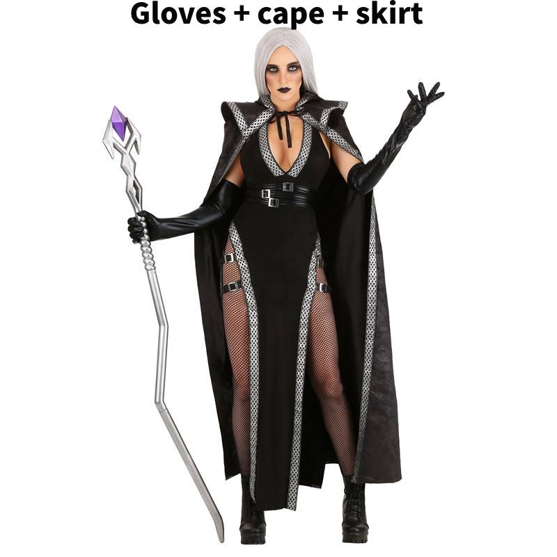 Costume Witch Halloween Cosplay Magic Sorceress Party Role Play Fashion Clothing