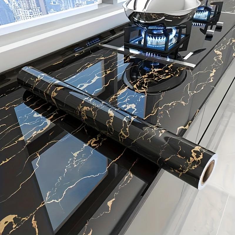 Modern Style Self-adhesive Wallpaper Decoration Moisture-proof and Waterproof Bathroom Cabinet Countertop Wall Stickers