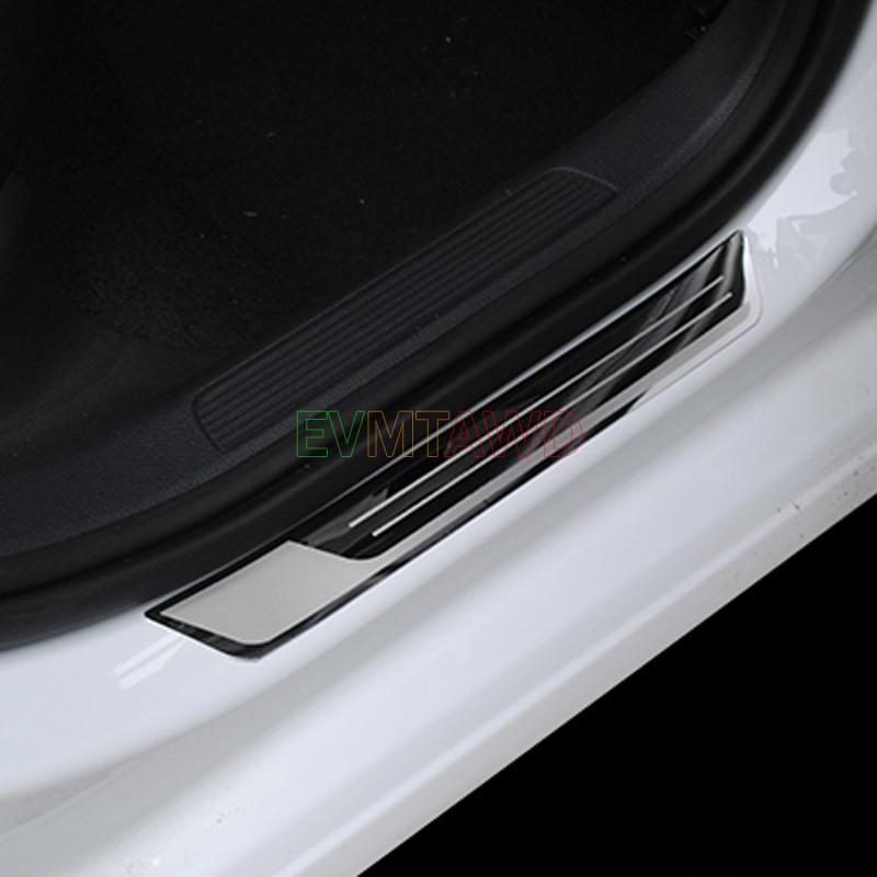 For BYD Dolphin EA1 PRO Accessory 2022 Ultrathin Stainless Chrome Car Door Sill Kick Scuff Plate Protector Cover Trim