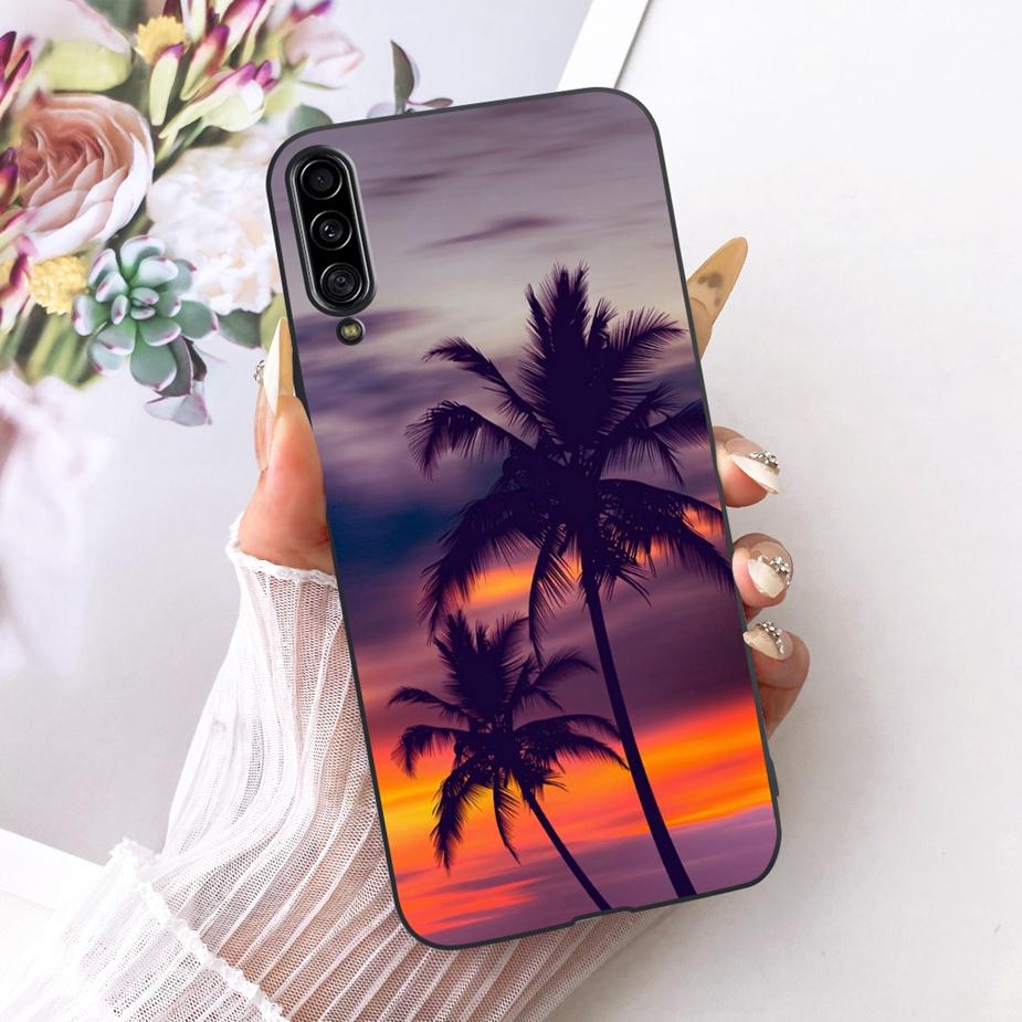 For Samsung Galaxy A90 5G Case SM-A908B Luxury Flowers Butterfly Painted Cover Soft Slim Phone Case For Samsung A90 A 90 5G Bags